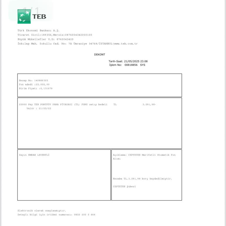 Marifetli Hesapta Otomatik Kesintiyle Zarara Uğradım