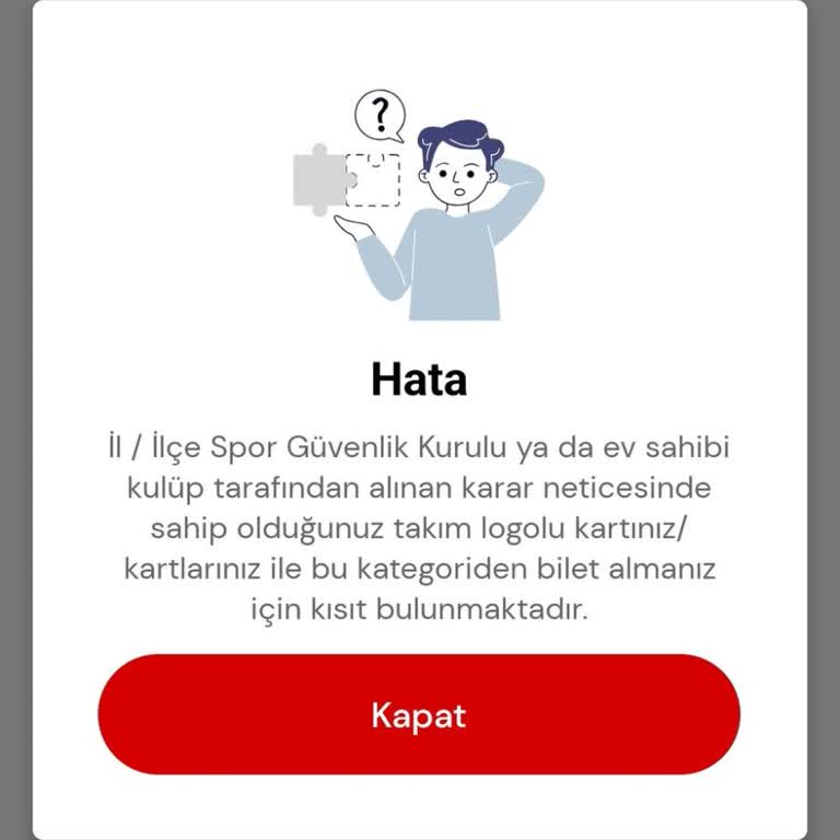 Aktif Passolig Kartımla Bilet Alamadım, Hakkım Haksızca Engellendi