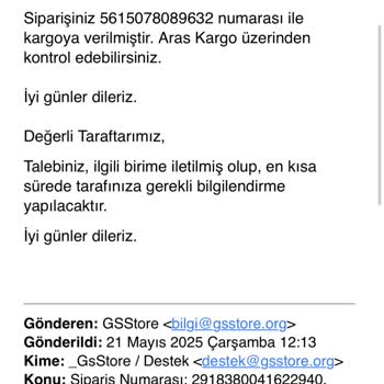 Siparişim Teslim Edilmeden İade Edildi, Bilgi Karmaşası Yaşadım