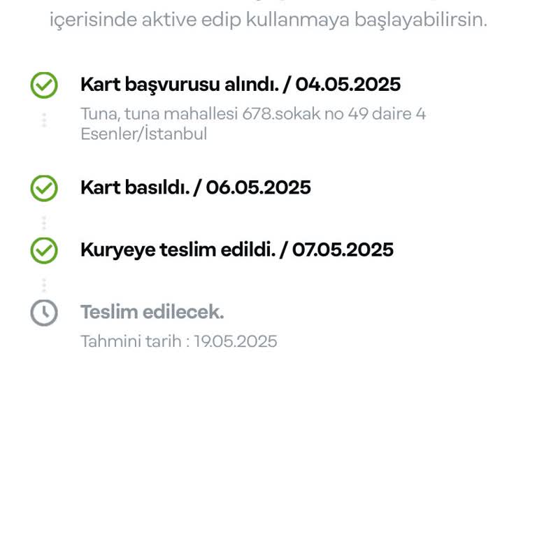 Papara Kart Siparişim 15 Gündür Teslim Edilmedi