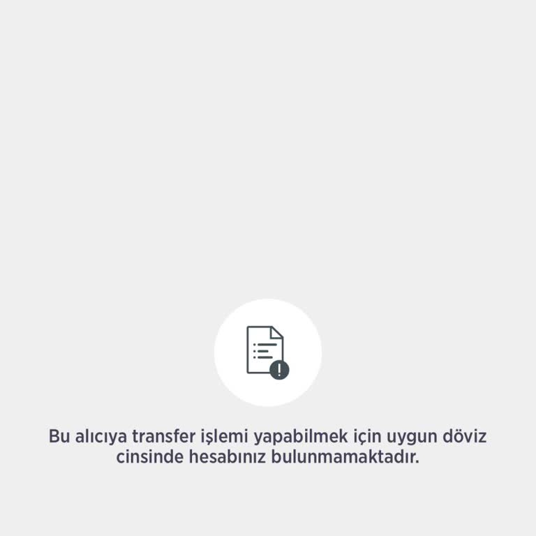 Ziraat Mobilde Döviz Hesabı Sorunu Nedeniyle Havale Yapılamıyor