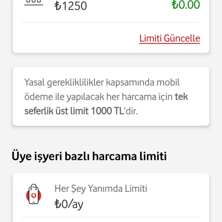 Mobil Ödeme Limitim Fatura Kesiminde Yenilenmedi, Acil Çözüm Bekliyorum