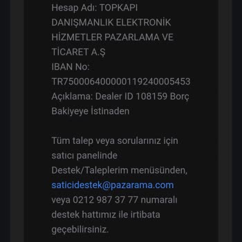 Kapalı Mağazam İçin Haksız Borç Çıkarılması