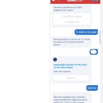 Obilet.com'da Hatalı İşlem Ve İlgisiz Müşteri Temsilcisi Mağduriyeti