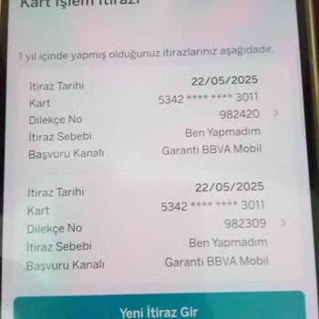 Dolap ve Trendyol Üzerinden Bilgim Dışında Kartımdan Para Çekildi!