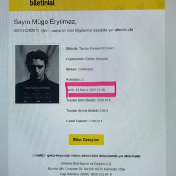 Bilet Tarihinde Bilgi Eksikliği Ve İade Talebi