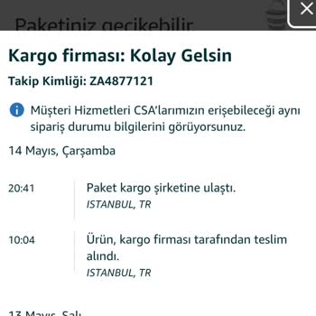 Kargo Teslimatı Sürekli Erteleniyor Ve Bilgi Verilmiyor