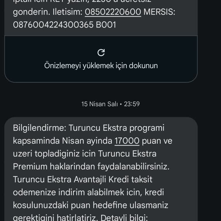 Sigorta İptali Sonrası Turuncu Ekstra İndirimi Hakkında Eksik Bilgilendirme