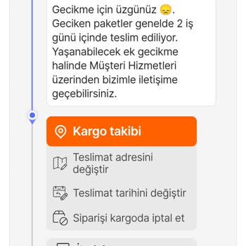 Siparişim Belirtilen Tarihte Teslim Edilmedi