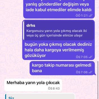 Siparişim Zamanında Kargoya Verilmedi, Müşteri Hizmetleri Yetersiz Kaldı