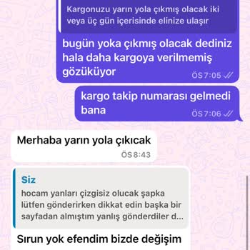 Siparişim Zamanında Kargoya Verilmedi, Müşteri Hizmetleri Yetersiz Kaldı