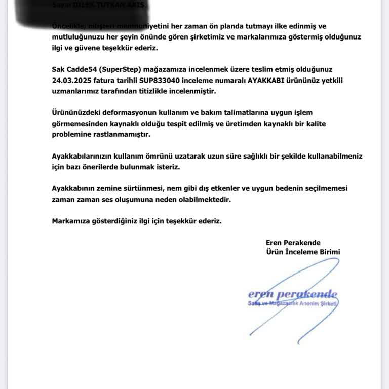 SuperStep Yeni Aldığım Ayakkabıdan Ses Geliyor Mağaza Kullanıcıyı Suçladı