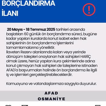 AFAD Hak Sahipliği Ve Konut Kurası Sürecinde Mağduriyet