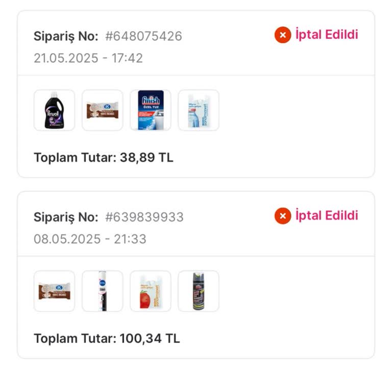 Migros Sanal Markette Hediye Kuponlarıyla Yapılan Alışverişler Sürekli İptal Ediliyor