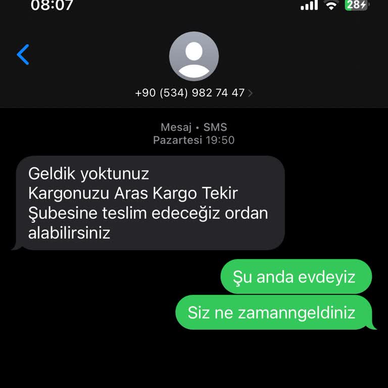 Kargo Teslimatında Yaşanan Sorunlar ve İletişim Eksiklikleri