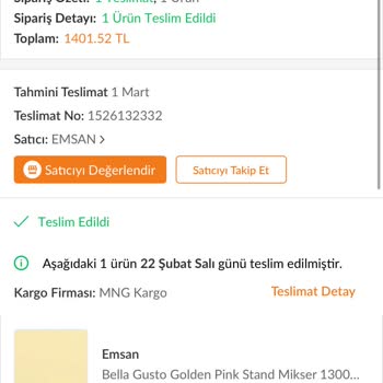 Emsan Mikserin Kapağı Kırıldı, Ne Trendyol Ne Emsan Çözüm Sunuyor