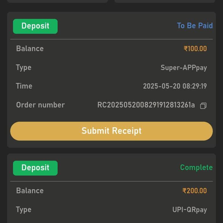 BDG Deposit Not Received - Please Help Me