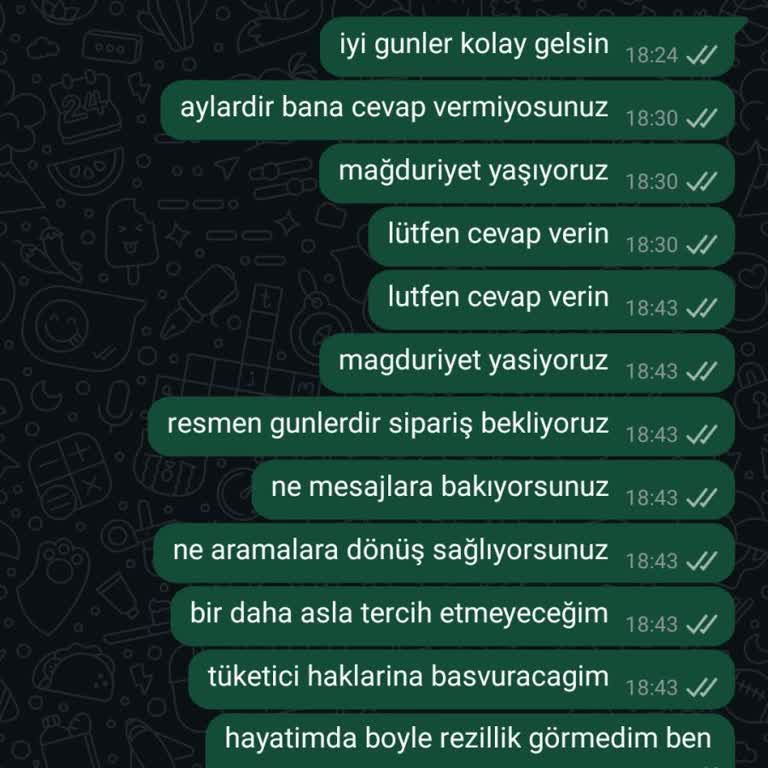 Siparişe Yanıt Verilmemesi Ve Para İadesi Talebi