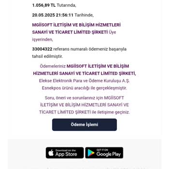 Fatura Ödemesi Sonrası Yaşanan İletişim Ve Belge Sorunu