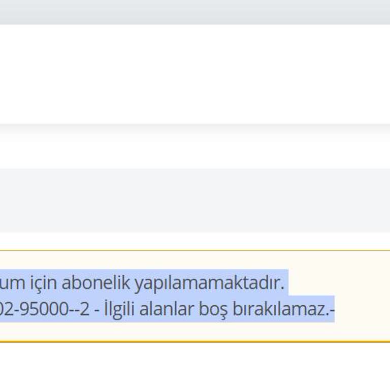 CK Boğaziçi Elektrik E-devlet Abonelik Başvurusunda Konum Ve Sayaç Hatası