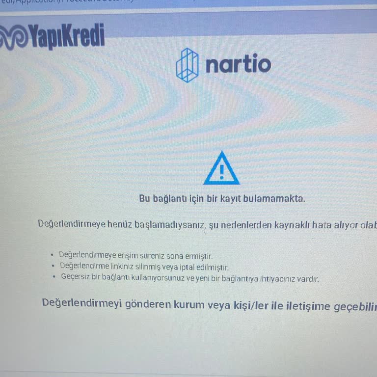 Sınav Linki Hatası Nedeniyle Sınava Giremiyorum
