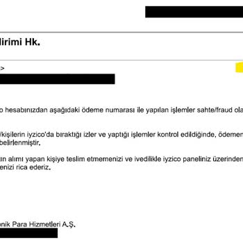 İyzico Iyzico Onaylı İşlemde Haksız Kesinti Ve Mağduriyet