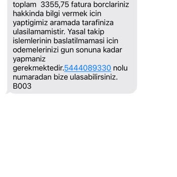 Kapatılan Hat İçin Geç Ödeme Bedeli Çıkmasına Anlam Veremiyorum
