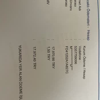 Kapatılan Hat İçin Geç Ödeme Bedeli Çıkmasına Anlam Veremiyorum