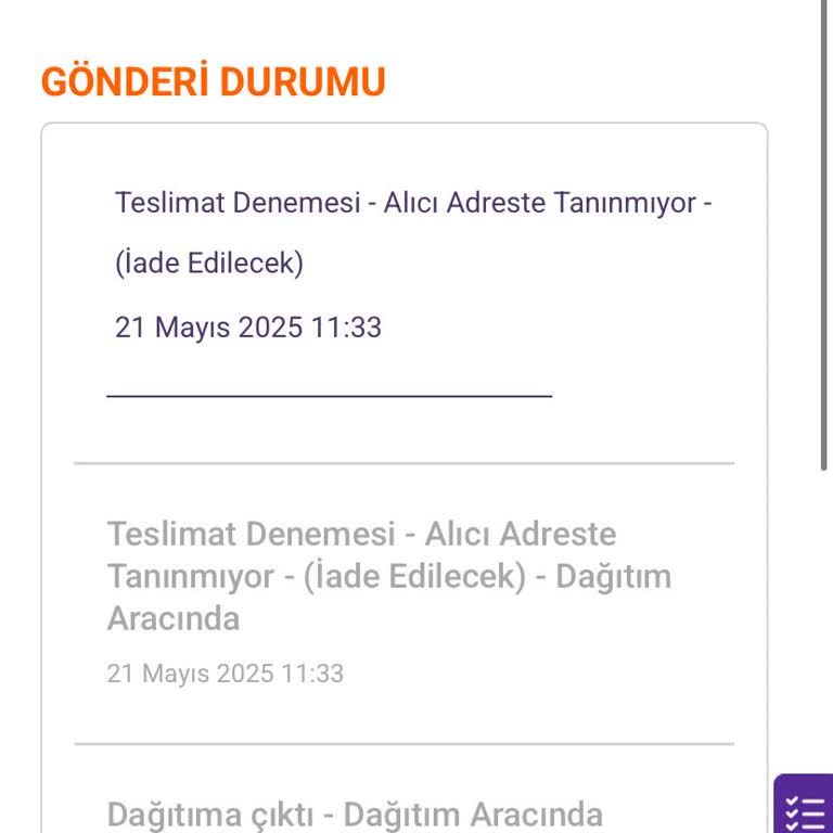 Teslimat Sorunu Ve Haksız İade Ücreti Şikayeti