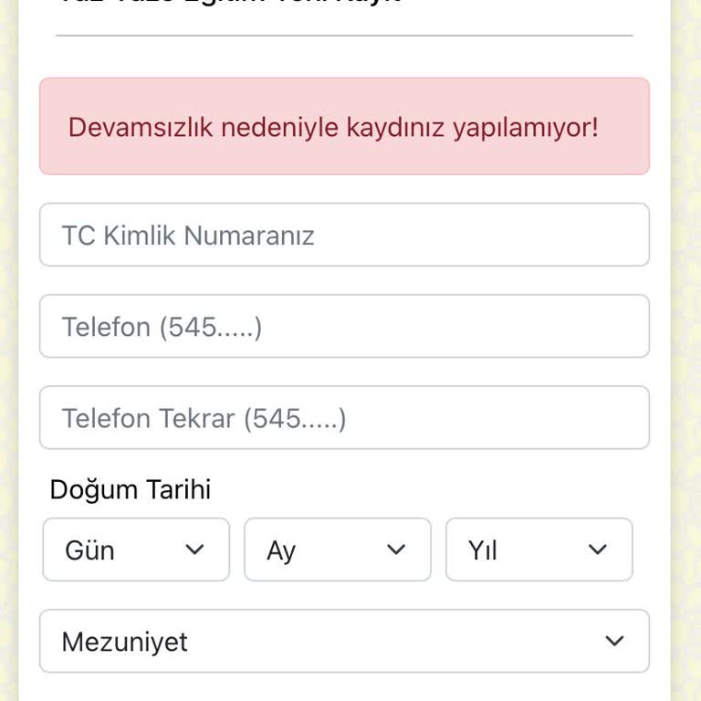 Kayıt Olmadan Devamsızlık Uyarısı Alıyorum, Haksızlık Yaşıyorum