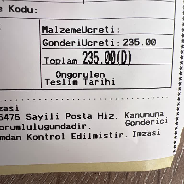 PTT Kargo'da Karşı Ödemeli Gönderilerde Belirsiz Ek Ücret Şikayeti