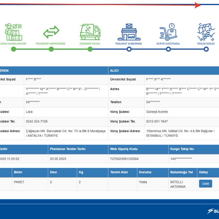 İade Kargosunun Teslim Edilmemesi Nedeniyle Mağduriyet