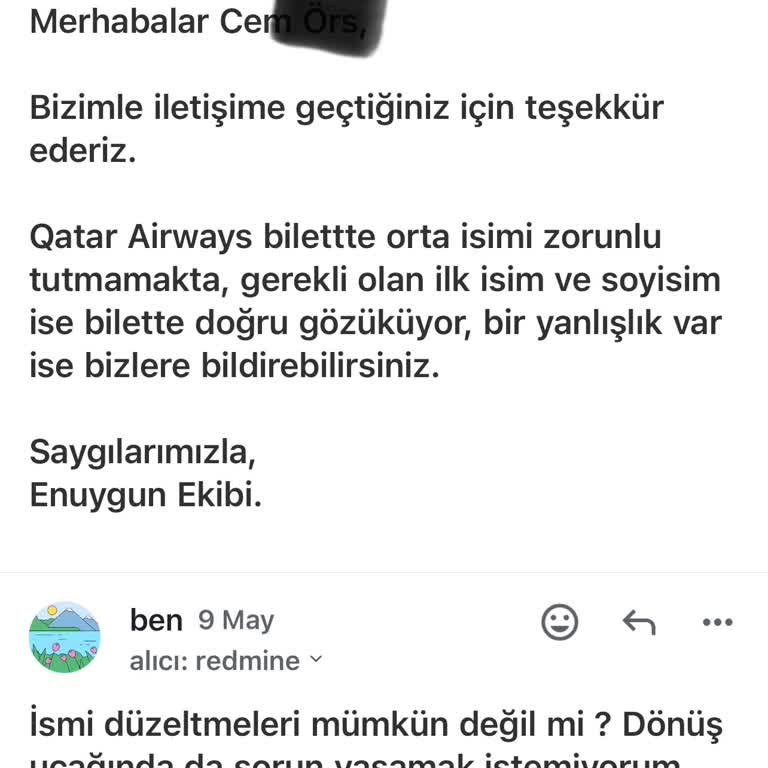 Acentenin İsim Düzeltme Sorumsuzluğu Seyahatimi Tehlikeye Atıyor
