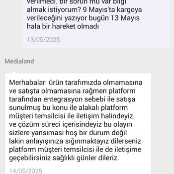 Siparişimin 15 Gündür Kargolanmaması Ve Yetersiz Müşteri Hizmetleri Nedeniyle Mağduriyet