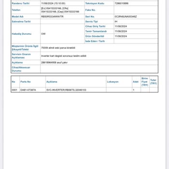 Garanti Kapsamındaki Buzdolabında Sürekli Arıza Ve Ek Ücret Talebi
