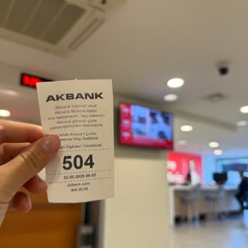 Akbank Çorlu Şubesinde Sıra Numarası Adaletsizliği
