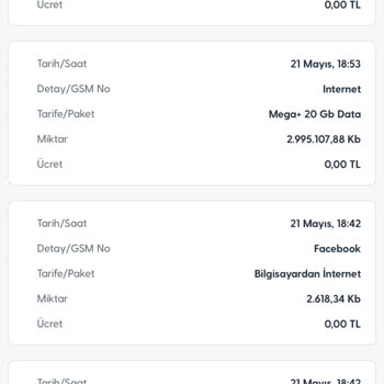 Kullanmadığım İnternet İçin Haksız Fatura Ve Kota Uyarısı