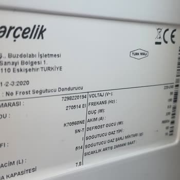 Arçelik Buzdolabında Kısa Sürede Kararma Ve Kabarma Sorunu