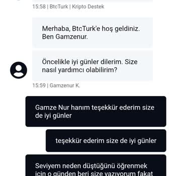 BTC Türk Hesap Seviyem Onayım Olmadan Düşürüldü, Destek Alamıyorum