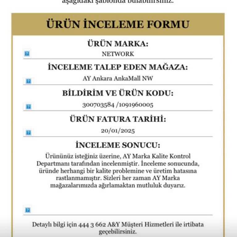 Kısa Sürede Tüylenen Ürün İçin Mağazadan Olumsuz Geri Dönüş Aldım