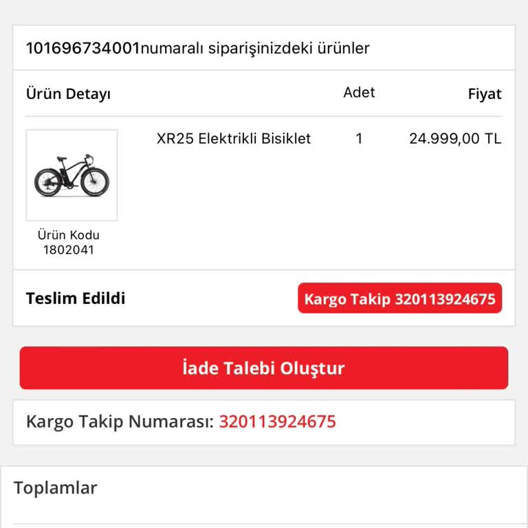 BİM Bisikletin Garantisi Geçerli Çıkmadı Ve Muhatap Bulamadım