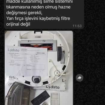 Lydstro R1 Robot Süpürge Su Deposu Değişiminde Yaşanan Mağduriyet Ve İletişim Sorunu