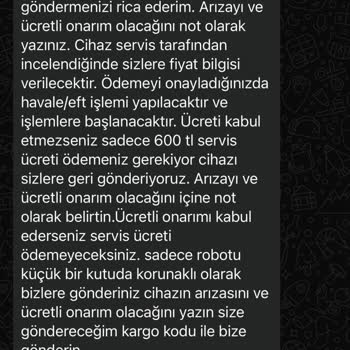 Lydstro R1 Robot Süpürge Su Deposu Değişiminde Yaşanan Mağduriyet Ve İletişim Sorunu