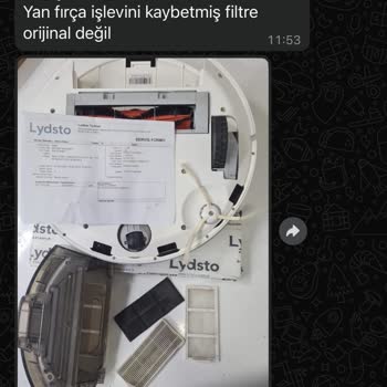 Lydstro R1 Robot Süpürge Su Deposu Değişiminde Yaşanan Mağduriyet Ve İletişim Sorunu