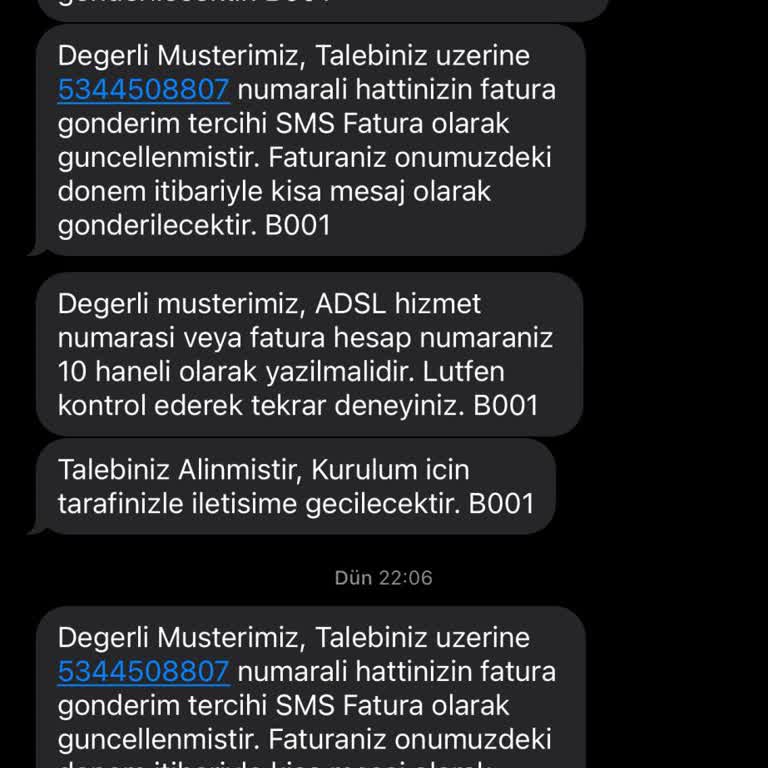 Sil Süpür Servisine Erişimde Fatura Tipi Sorunu Çözülmüyor