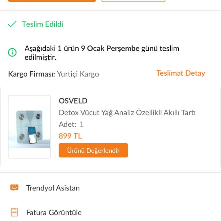 Kısa Sürede Bozulan Tartı İçin İade Talebi Ve İletişim Sorunu