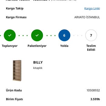 IKEA Kitaplık Teslimatı İçin Ödediğim Nakliye Ücretiyle Ürünüm Neden Teslim Edilmiyor