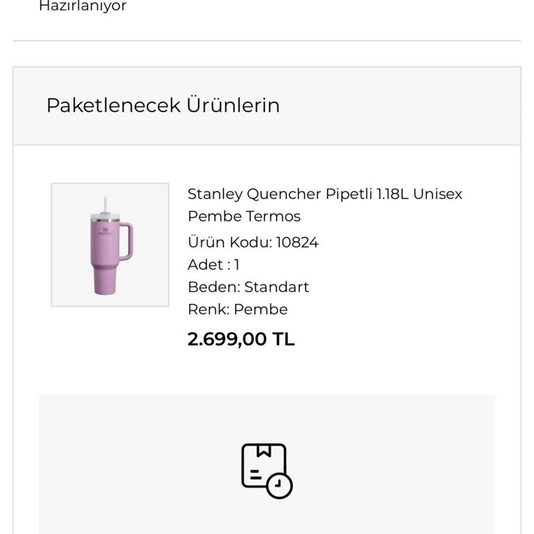 Siparişim Belirtilen Tarihlerde Kargoya Verilmediği İçin Mağdur Oldum