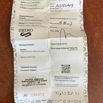 Aydın Saat Garanti Süresi Dolmadan Bozulan Saat Kordonu İçin Yedek Parça Bulamıyorum