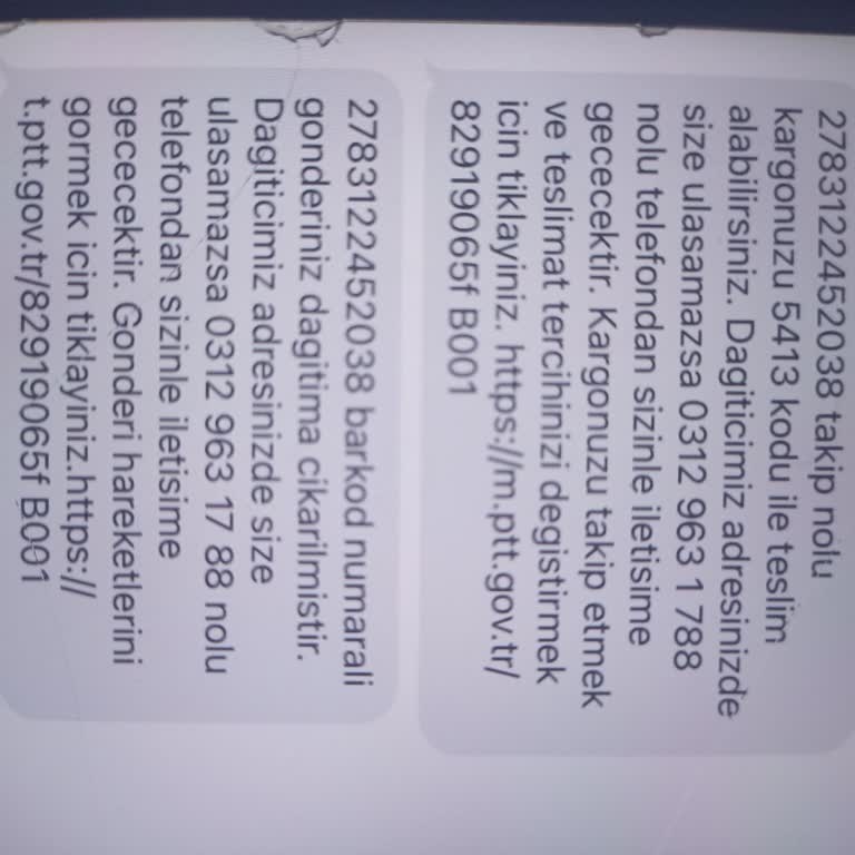 PTT Kargo Teslimat Yapılmadan İade Süreci Başlattı